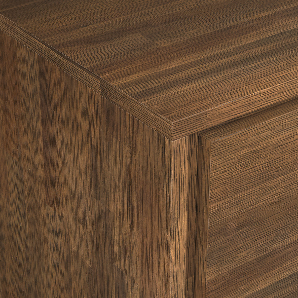 Rustic Natural Aged Brown Acacia| Lowry Medium Storage Cabinet in Acacia