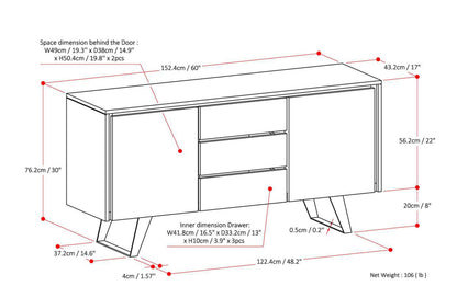Oak Oak | Lowry Sideboard Buffet