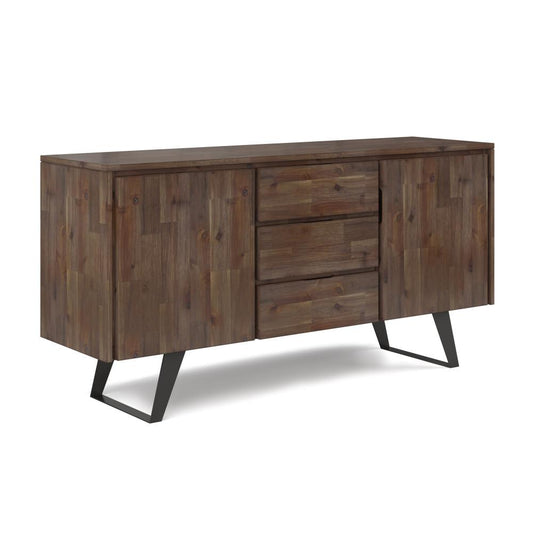 Rustic Natural Aged Brown Acacia | Lowry Sideboard Buffet