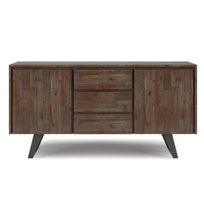 Rustic Natural Aged Brown Acacia | Lowry Sideboard Buffet