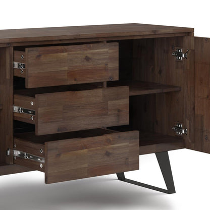 Rustic Natural Aged Brown Acacia | Lowry Sideboard Buffet