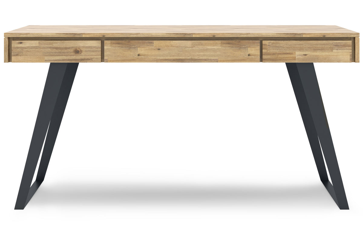 Distressed Golden Wheat Acacia | Lowry Desk