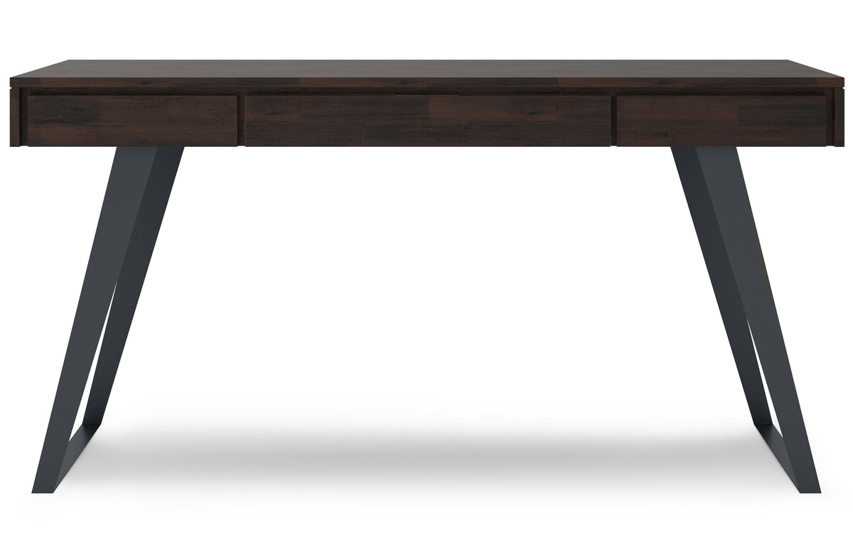 Distressed Hickory Brown Acacia | Lowry Desk