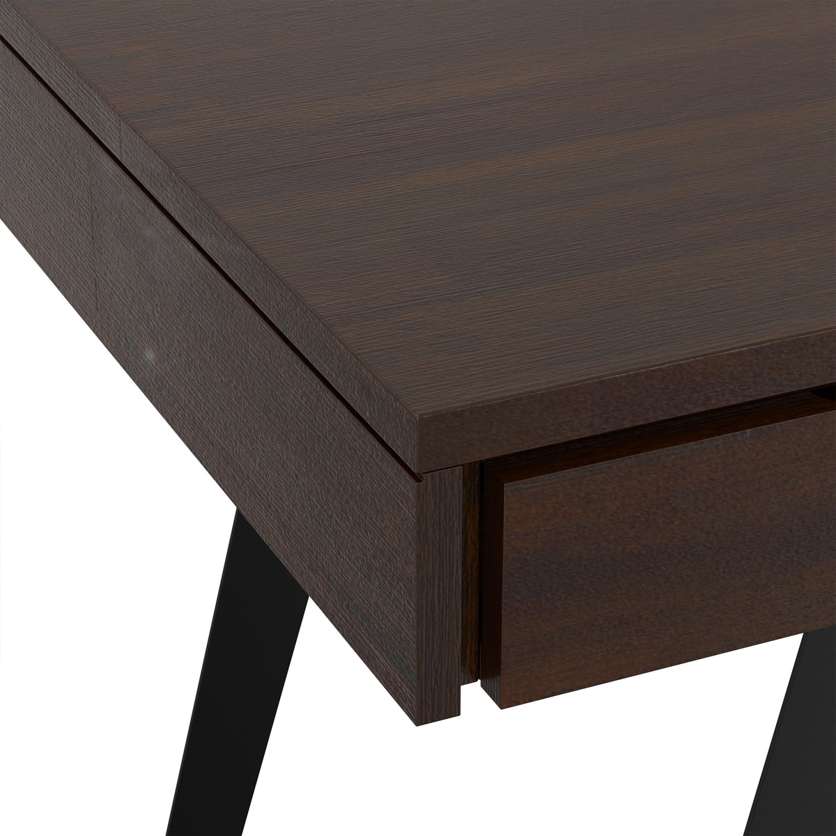Distressed Hickory Brown Acacia | Lowry Desk in Acacia