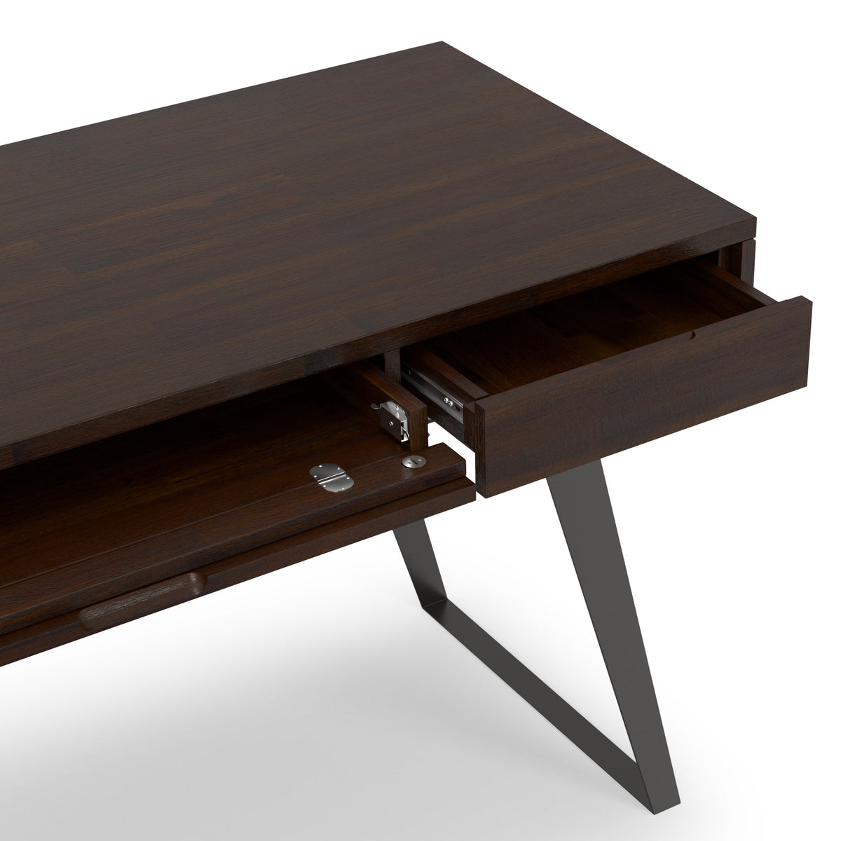 Distressed Hickory Brown Acacia | Lowry Desk in Acacia