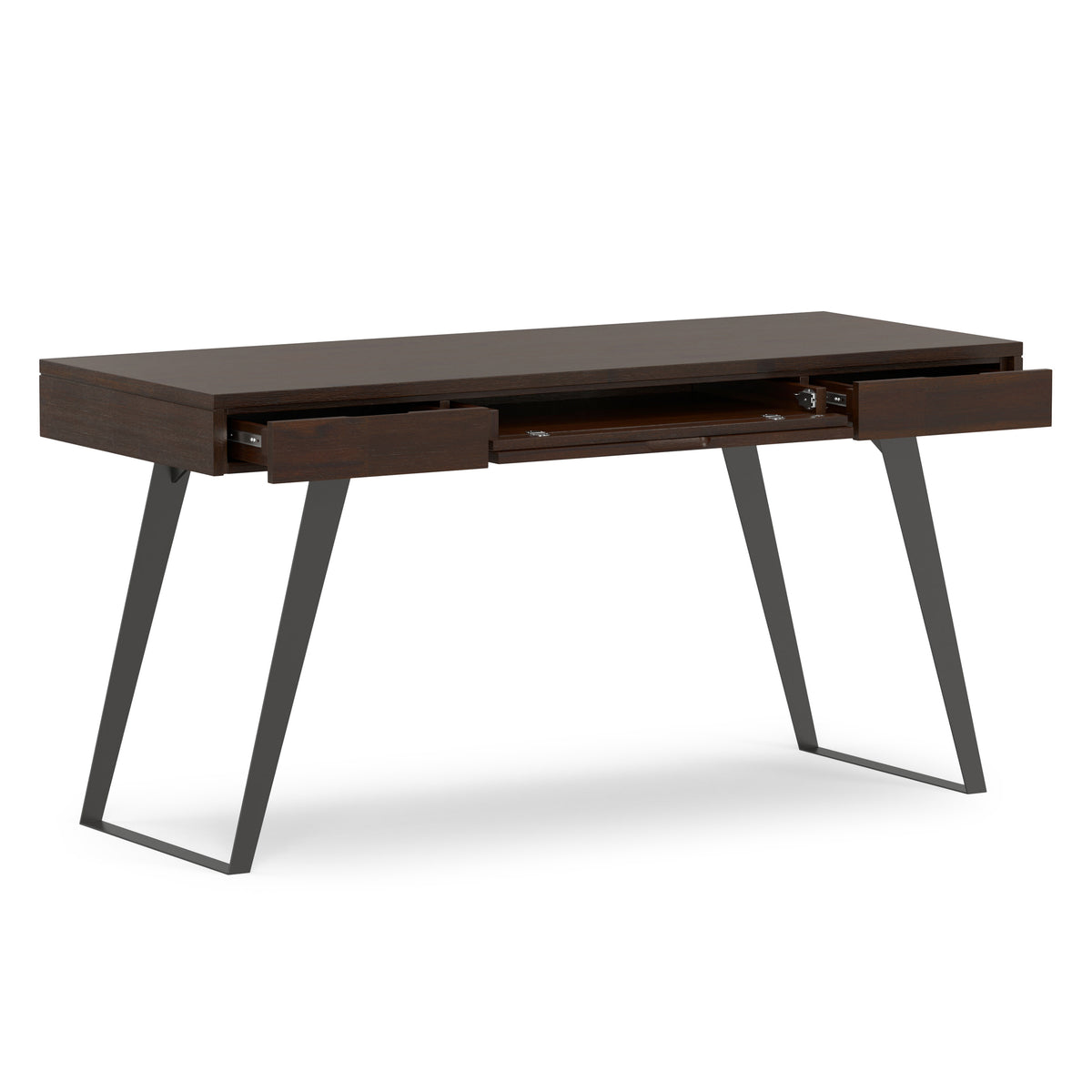 Distressed Hickory Brown Acacia | Lowry Desk in Acacia