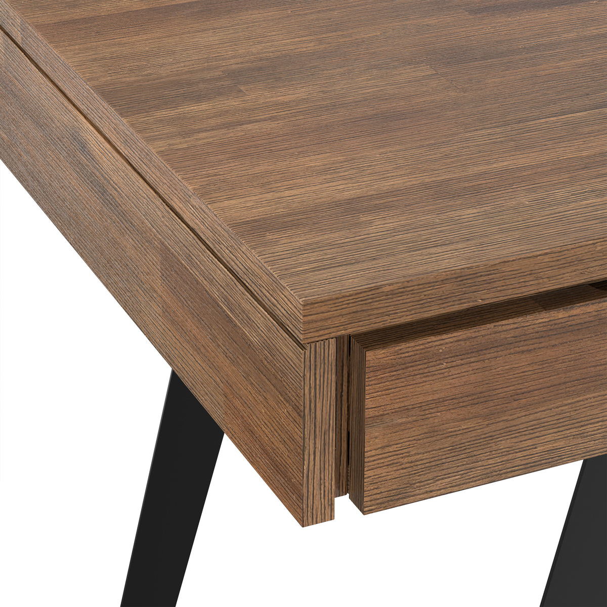 Rustic Natural Aged Brown Acacia | Lowry Desk in Acacia