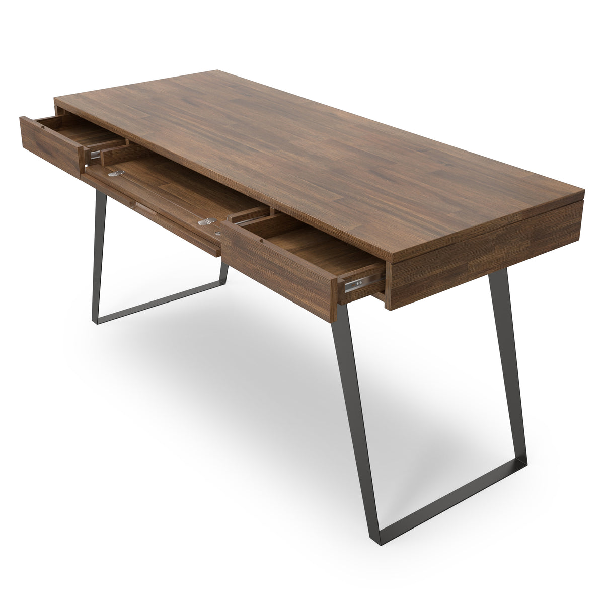 Rustic Natural Aged Brown Acacia | Lowry Desk in Acacia