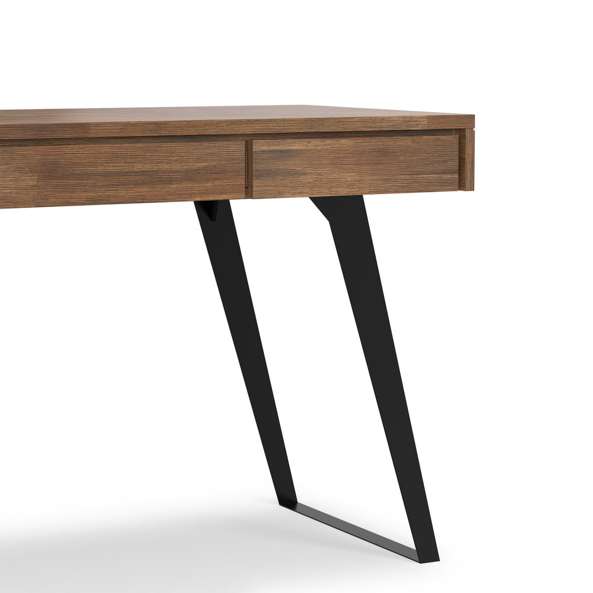 Rustic Natural Aged Brown Acacia | Lowry Desk in Acacia