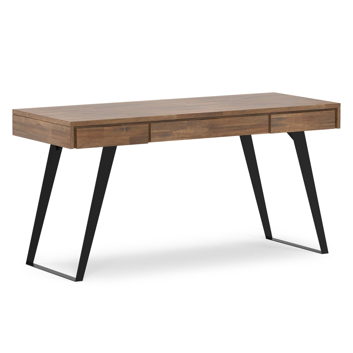 Rustic Natural Aged Brown Acacia | Lowry Desk in Acacia