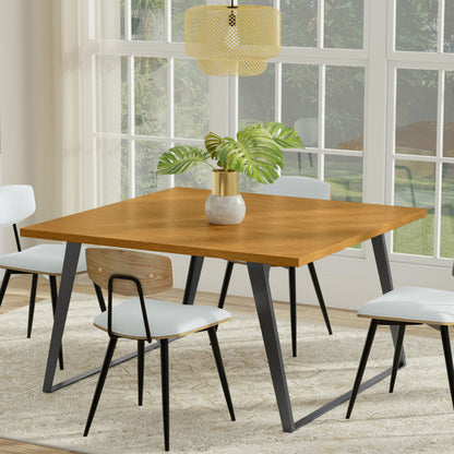 Oak Oak | Lowry Square Dining Table in Oak