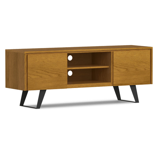 Oak Veneer Oak | Lowry TV Media Stand in Oak