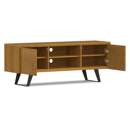 Oak Veneer Oak | Lowry TV Media Stand in Oak