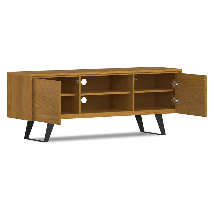Oak Veneer Oak | Lowry TV Media Stand in Oak