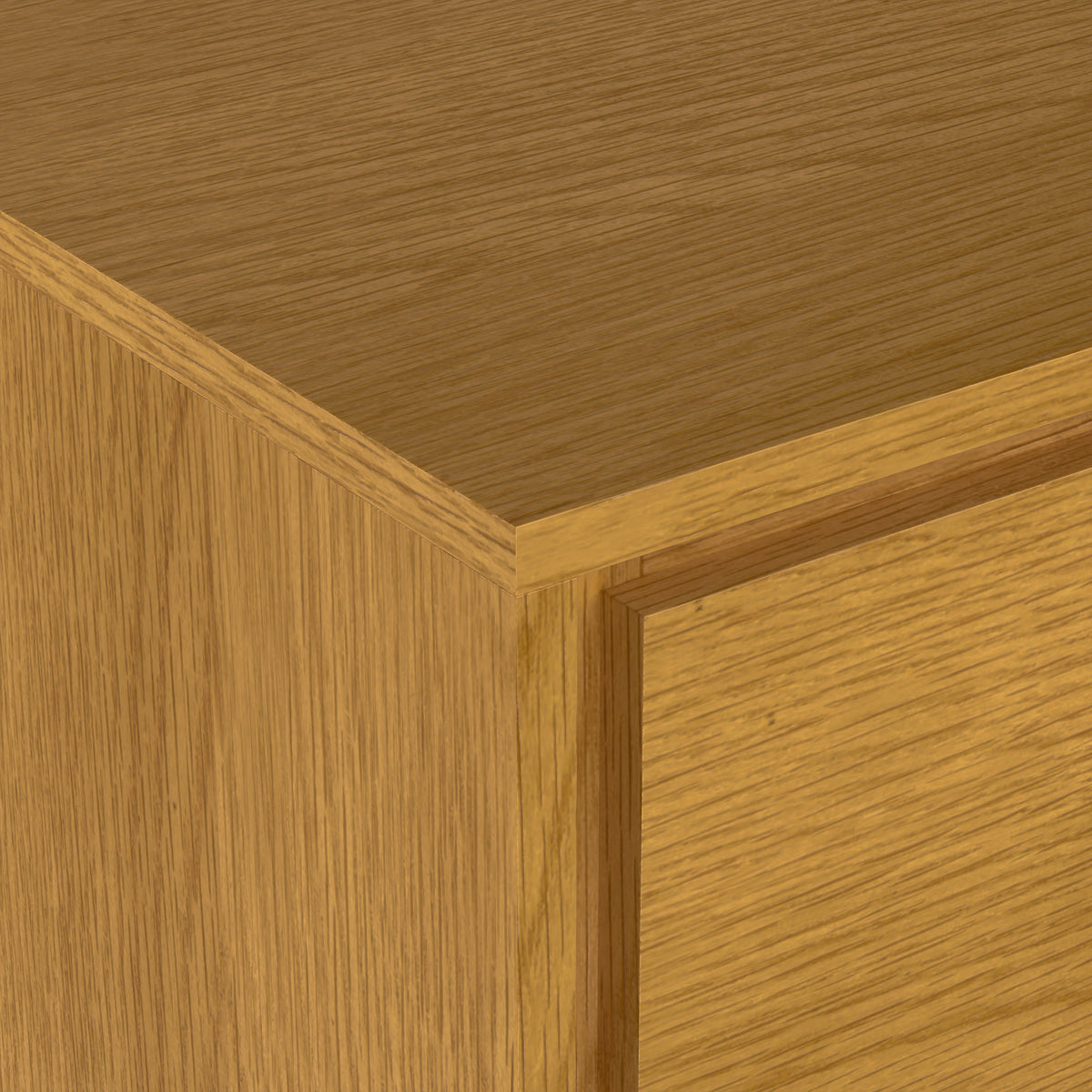 Oak Veneer Oak | Lowry TV Media Stand in Oak