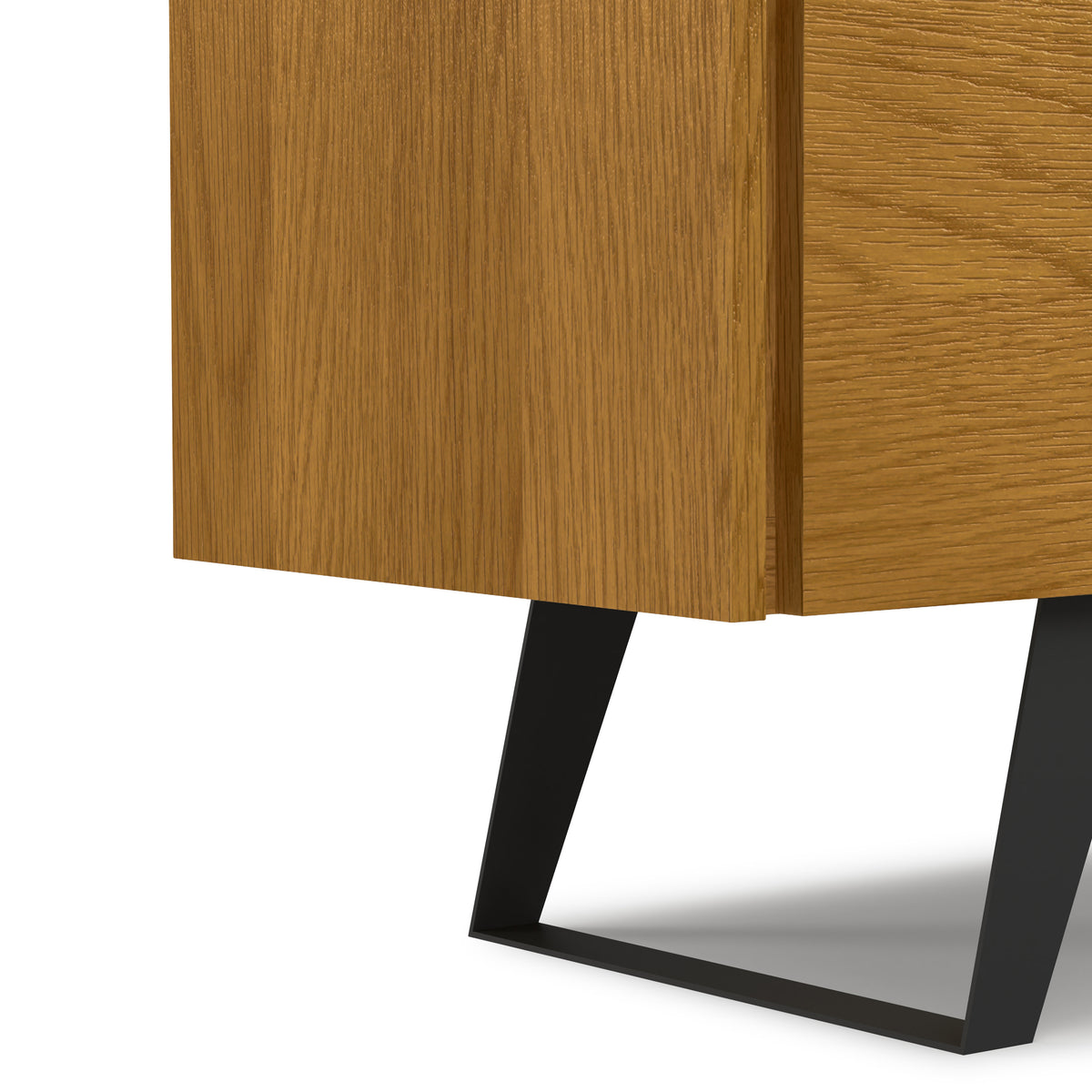 Oak Veneer Oak | Lowry TV Media Stand in Oak