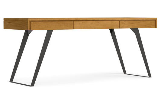Oak Veneer Oak | Lowry Large Desk in Oak