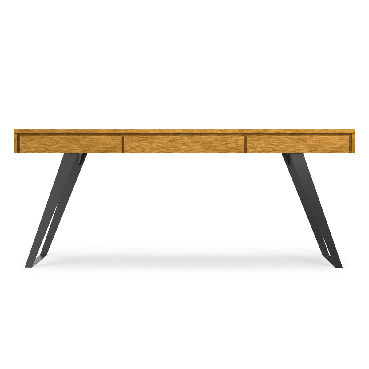 Oak Veneer Oak | Lowry Large Desk in Oak