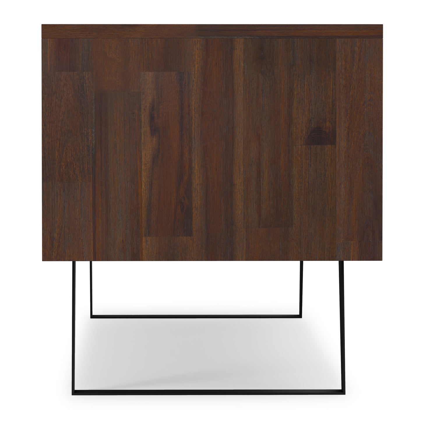 Distressed Charcoal Brown Acacia | Lowry 72 inch TV Media Stand in Acacia