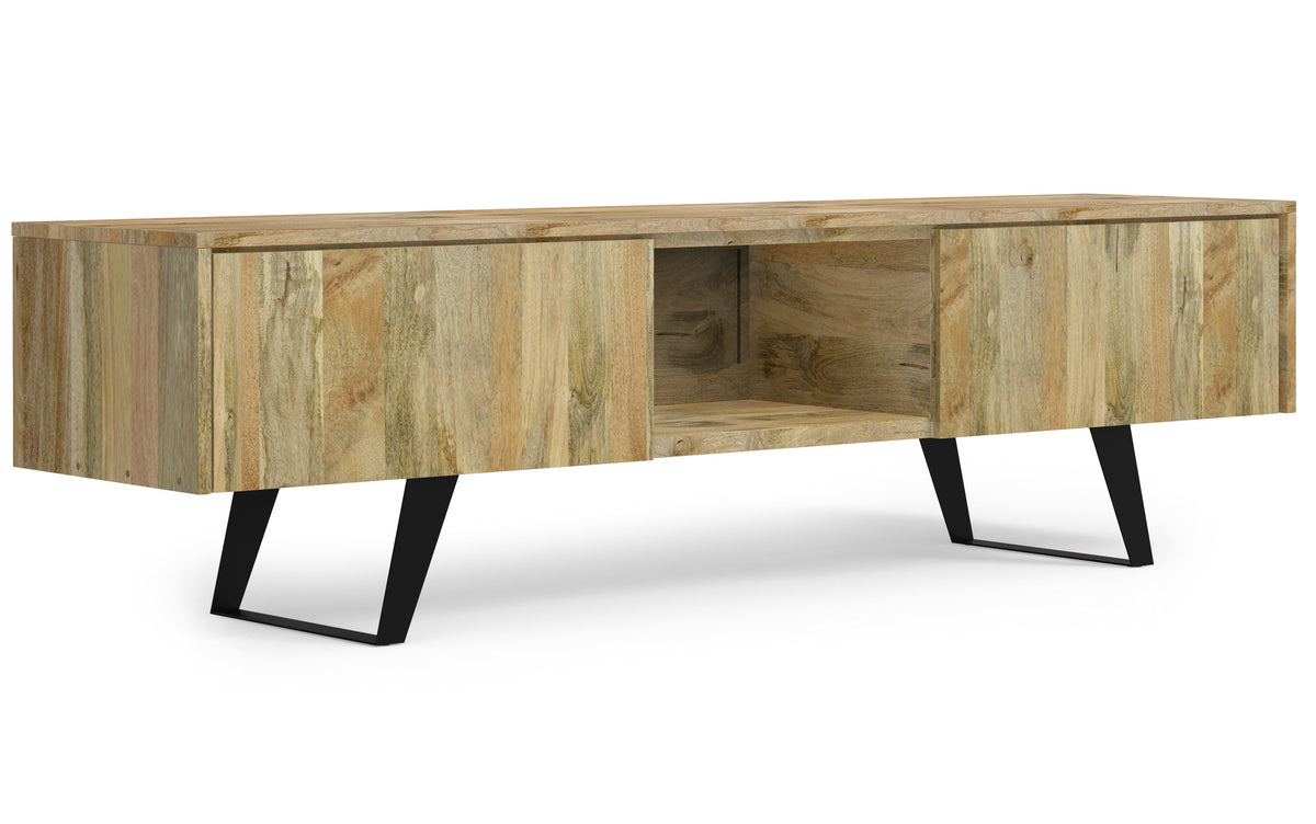 Refined Natural Mango | Lowry 72 inch TV Media Stand