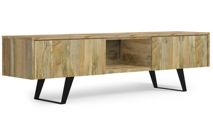 Refined Natural Mango | Lowry 72 inch TV Media Stand