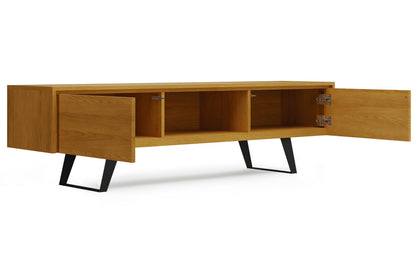Oak Veneer Oak | Lowry 72 inch TV Media Stand