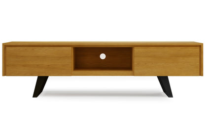 Oak Veneer Oak | Lowry 72 inch TV Media Stand