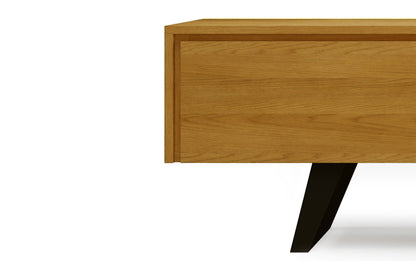 Oak Veneer Oak | Lowry 72 inch TV Media Stand