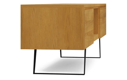 Oak Veneer Oak | Lowry 72 inch TV Media Stand