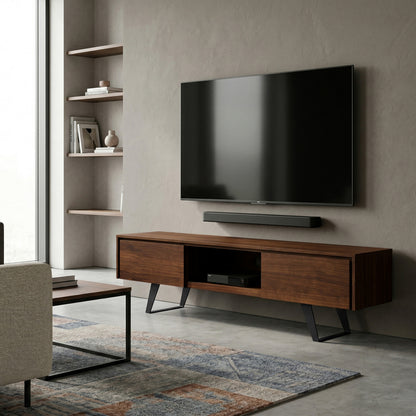 Walnut Walnut | Lowry 72 inch TV Media Stand in Walnut