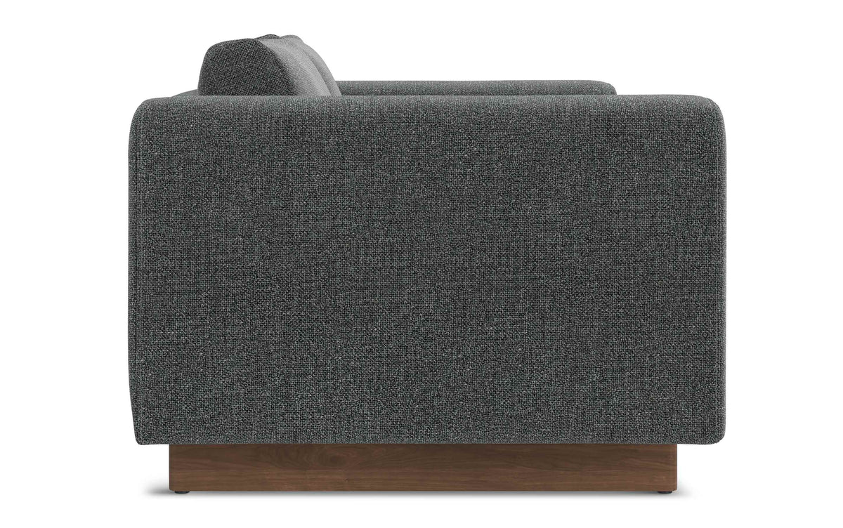 Dark Grey Performance Fabric | Jones 61 inch Loveseat in Performance Fabric