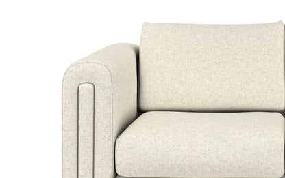 Ivory Performance Fabric | Jones 61 inch Loveseat in Performance Fabric