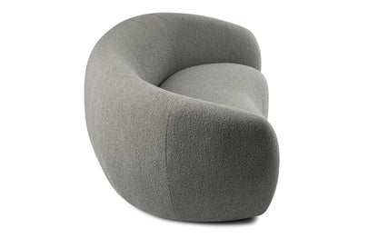 Stone Grey Boucle Performance Fabric | Sherri 69 inch Loveseat in Boucle Performance Fabric