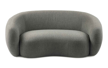 Stone Grey Boucle Performance Fabric | Sherri 69 inch Loveseat in Boucle Performance Fabric