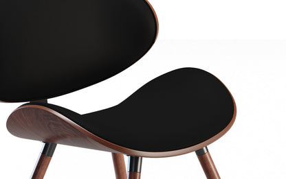 Black/Dark Brown Vegan Leather | Marana / Watkins 7 Piece Dining Set