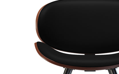 Black/Dark Brown Vegan Leather | Marana / Watkins 7 Piece Dining Set