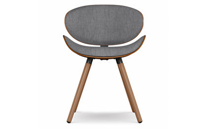 Grey Linen Style Fabric | Marana / Draper 5-Piece Dining Set
