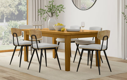 White Vegan Leather | Mavis Dining Chair ( Set of 2 )