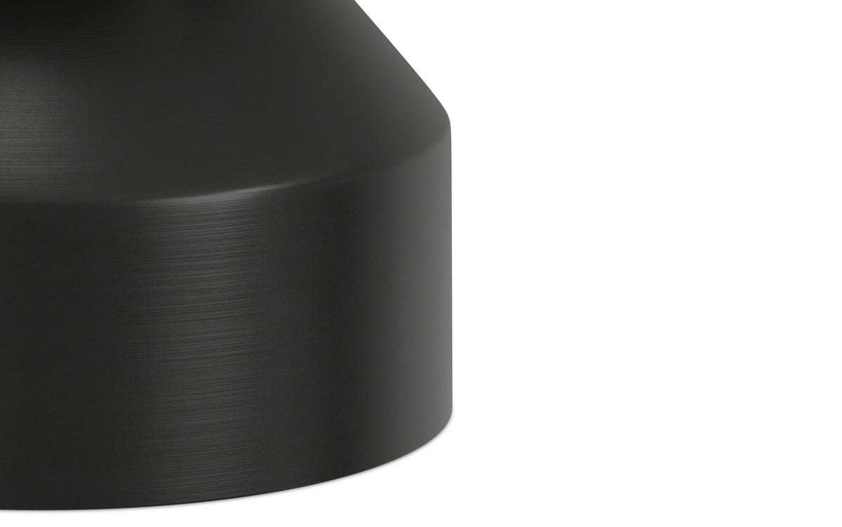 White Marble/Black | Maxine Side Table