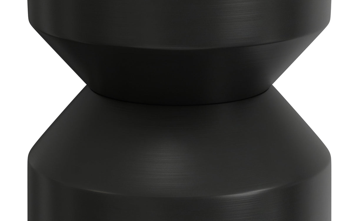 White Marble/Black | Maxine Side Table