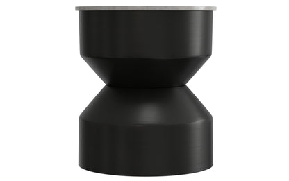 White Marble/Black | Maxine Side Table