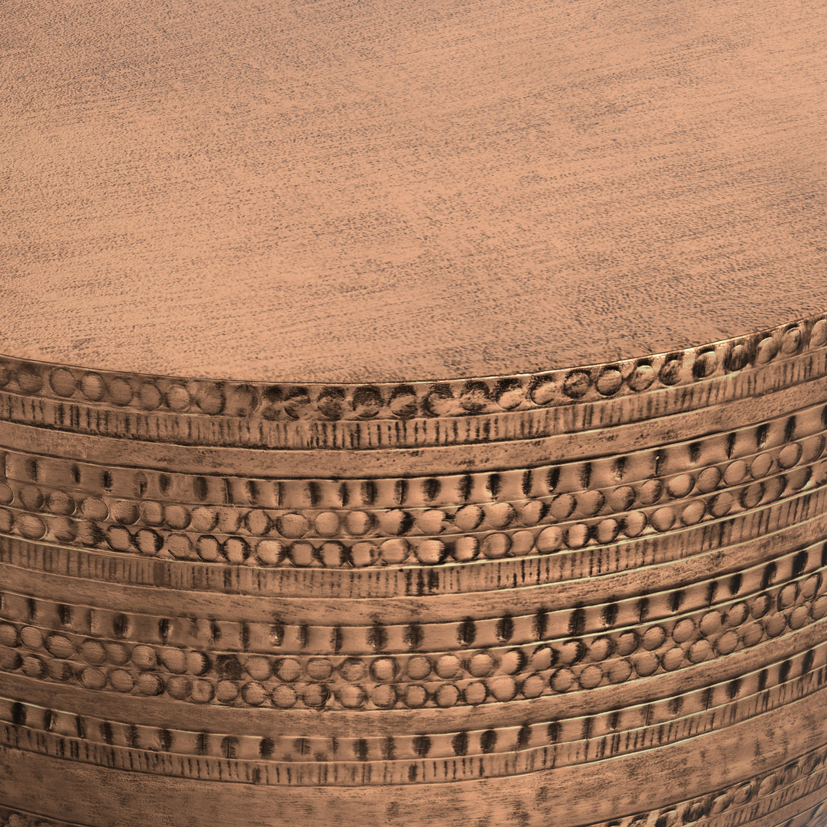 Antique Copper | Johnsen Metal Coffee Table