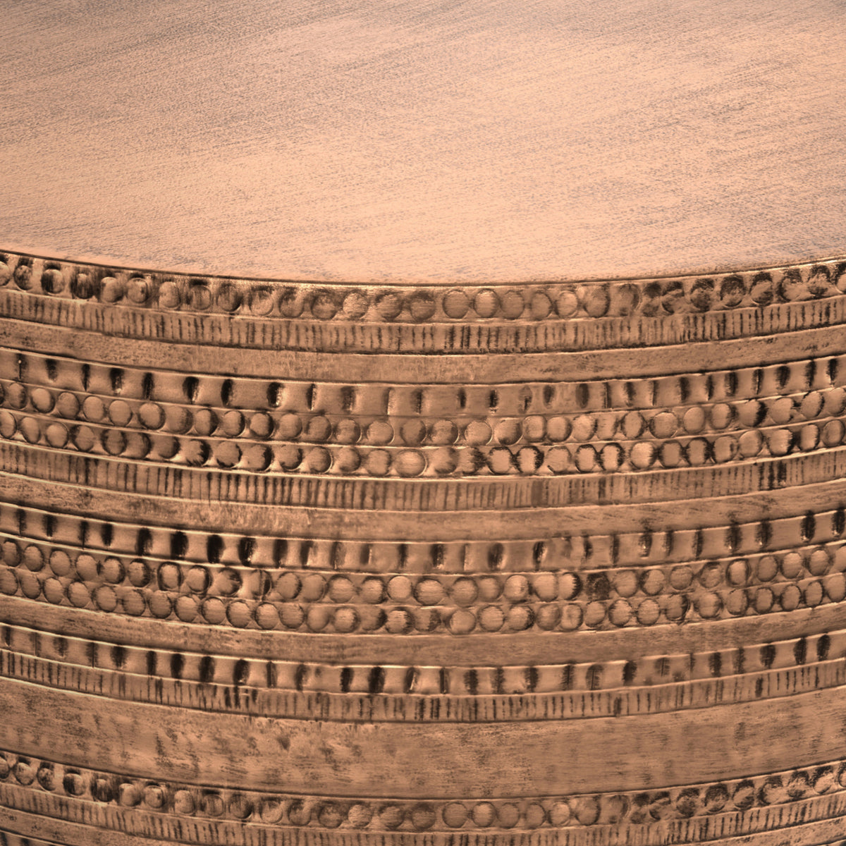 Antique Copper | Johnsen Metal Coffee Table