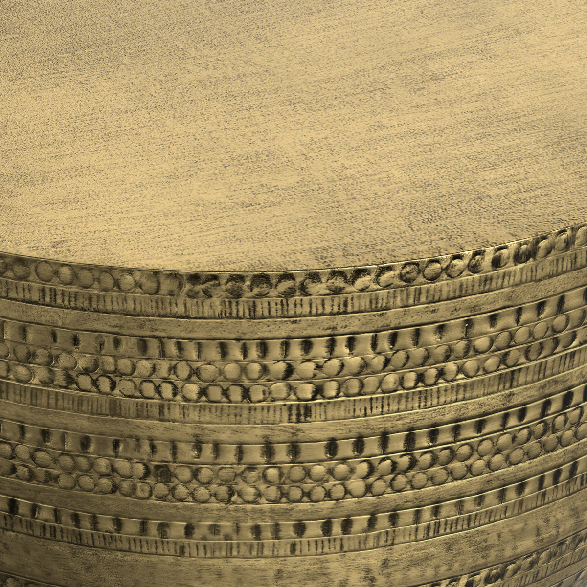 Antique Gold | Johnsen Metal Coffee Table