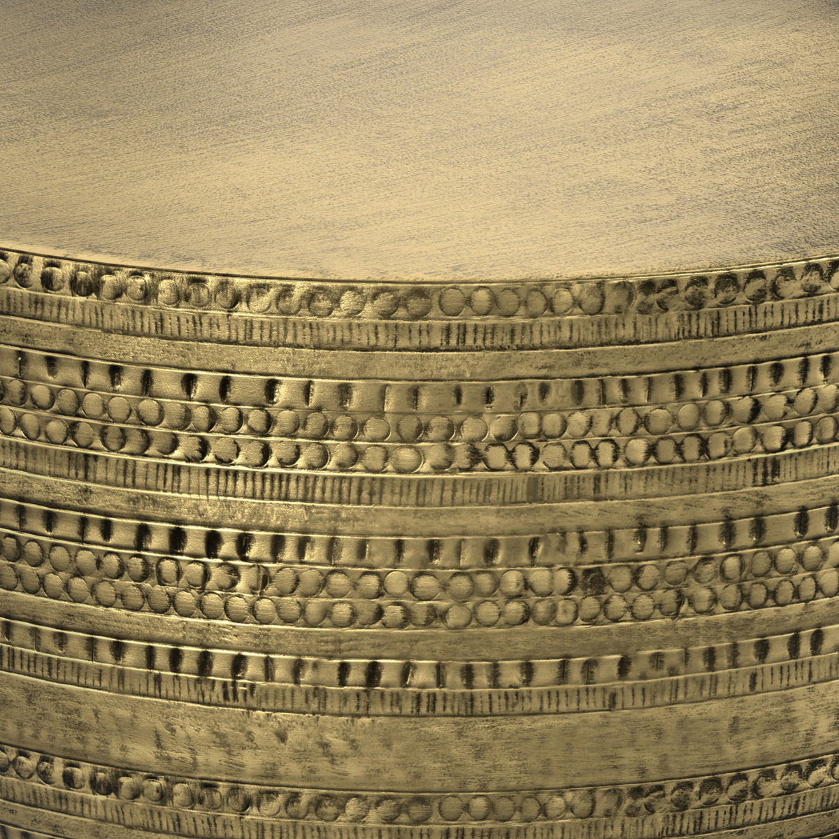Antique Gold | Johnsen Metal Coffee Table