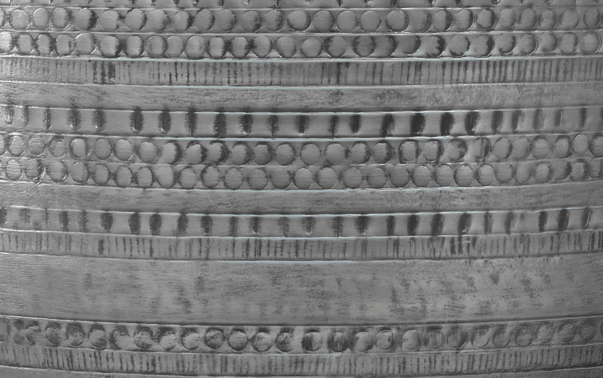 Antique Silver | Johnsen Metal Coffee Table