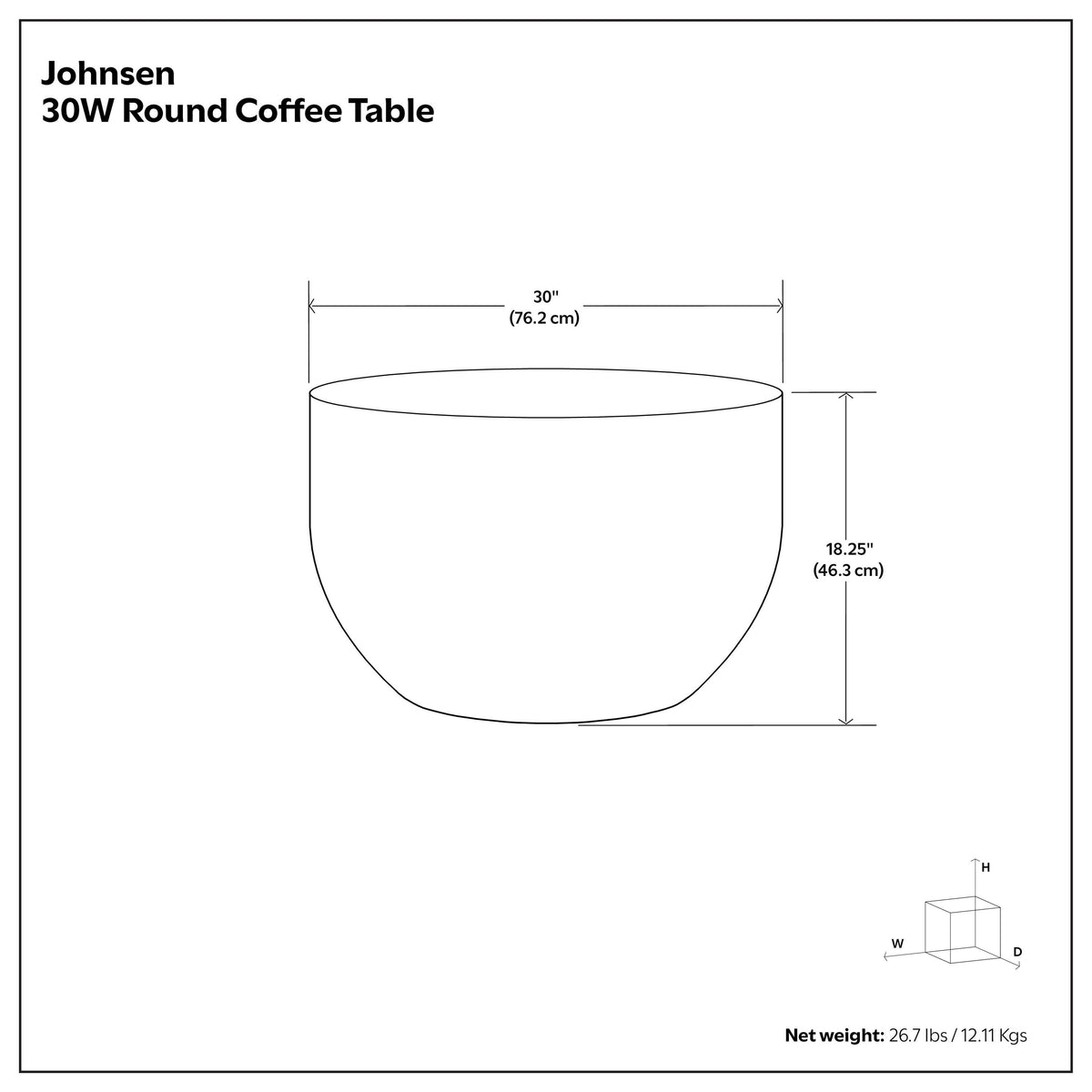 Antique Silver | Johnsen Metal Coffee Table