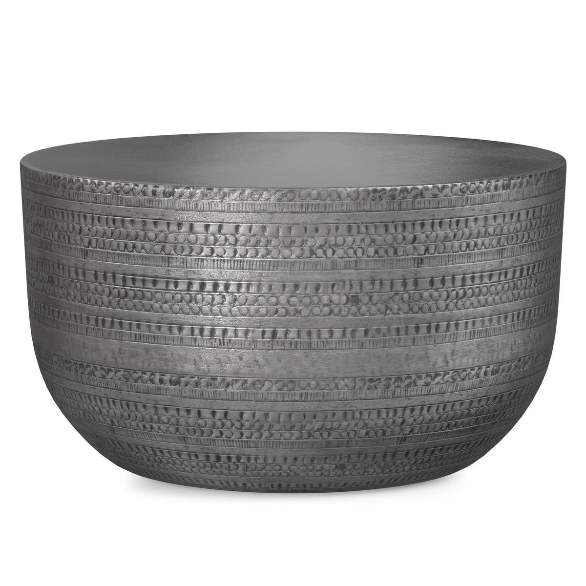 Antique Silver | Johnsen Metal Coffee Table