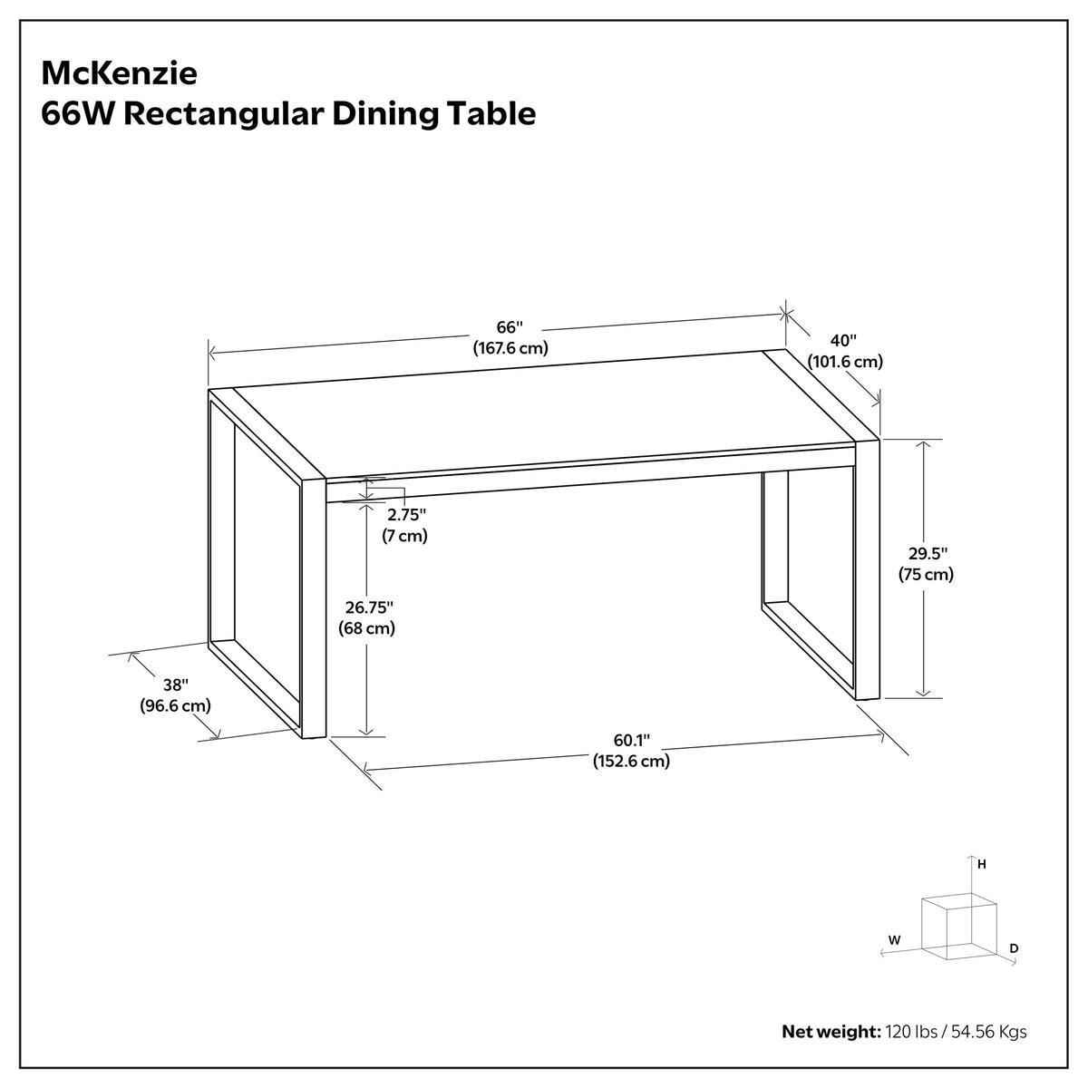 Smoky Grey | McKenzie Dining Table in Mango