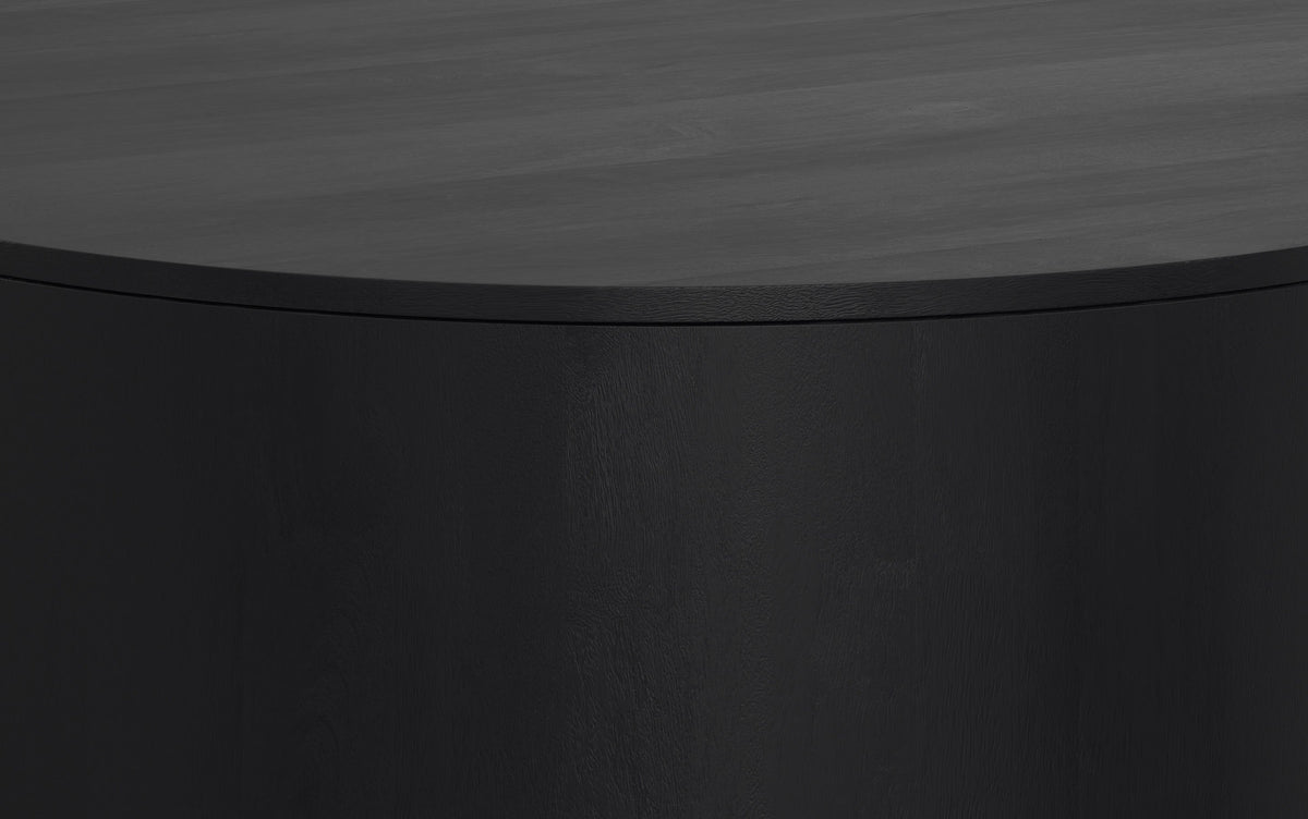 Black | Millbury Drum Coffee Table